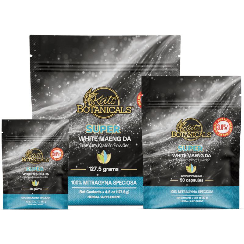 KB Super Maeng Da White Vein Kratom